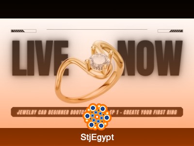 Jewelry CAD Bootcamp #1: Beginner Ring Design – Full Workflow Training