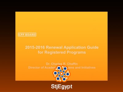 CFP Board Registered Programs & Education Updates