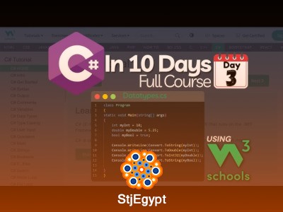 C# Full Course in 10 Days – W3Schools Tutorial