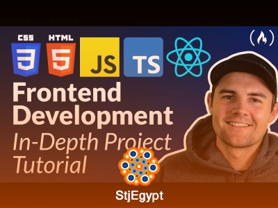 Frontend Web Development – In-Depth Project Tutorial with HTML, CSS, JavaScript, TypeScript & React
