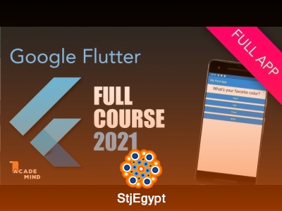 Flutter Crash Course for Beginners: Build Apps with Flutter & Dart