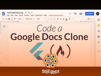 Flutter Full Stack Course: Build a Google Docs Clone