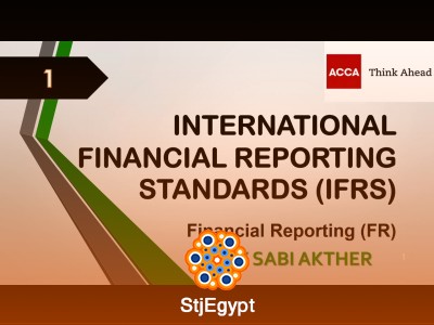 ACCA Financial Reporting (FR) – IFRS Introduction