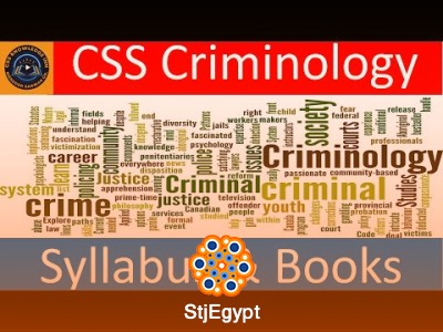 CSS Criminology Complete Course – CSS Knowledge Inn