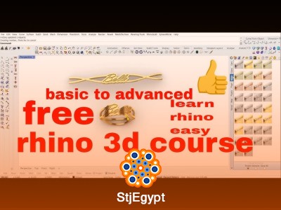 Free Rhino 3D Jewelry Design Course: Basic to Advanced Training