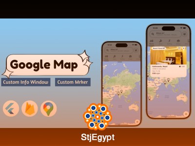 Flutter Google Maps with Custom Markers & Info Windows