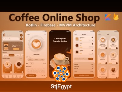 Build a Coffee Shop App with Kotlin & Firebase – Android Studio Project