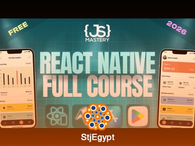 React Native Full Course 2026 | Build, Publish & Monetize a Full Stack Mobile App