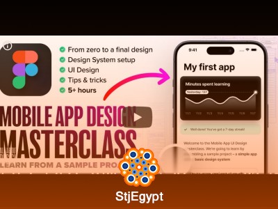 Design an App from Scratch in Figma – Complete Mobile UI/UX Design System Course