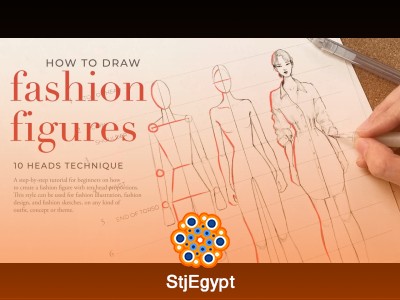 How to Draw Fashion Sketches: 10-Head Fashion Figure Tutorial for Beginners
