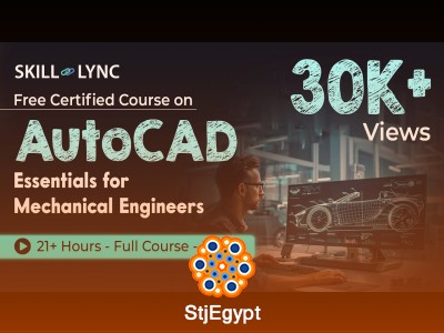 AutoCAD Essentials for Mechanical Engineers – Full Course (21+ Hours) Part 1