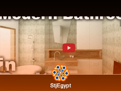 Modern Bathroom Interior Design in Revit Tutorial
