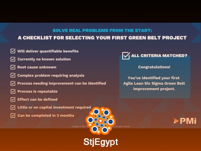 Green Belt Project Selection – Lean Six Sigma Project Management Fundamentals
