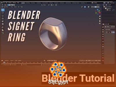 Blender Jewelry Design Full Course – Ring Modeling, Sculpting & 3D Printing Tutorial