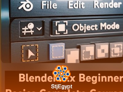 Blender Basics Full Course (CG Cookie) – Complete 3D Modeling Fundamentals for Beginners