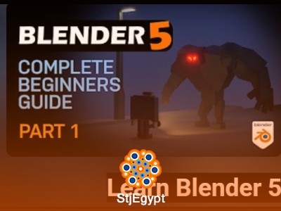 Blender 5 Full Beginner Course – Character Modeling, Sculpting & 3D Environment Creation Tutorial
