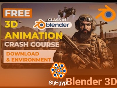 Blender 3D Crash Course for Beginners – Complete Modeling, Materials & Animation Guide