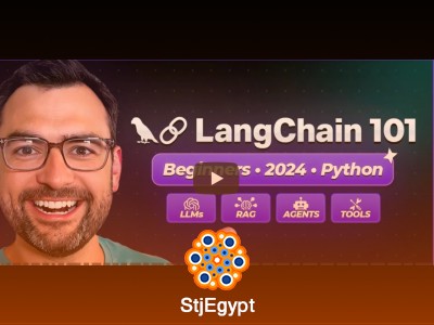LangChain Master Class for Beginners 2024 (+20 Examples, LangChain v0.2)